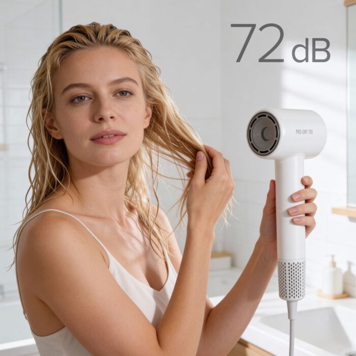 Фен для волосся Teesa TSA0530 PRO DRY 700 білого кольору - Зображення 13