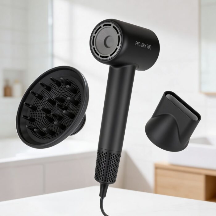 Фен для волосся Teesa TSA0531 PRO DRY 700 чорного кольору - Зображення 12