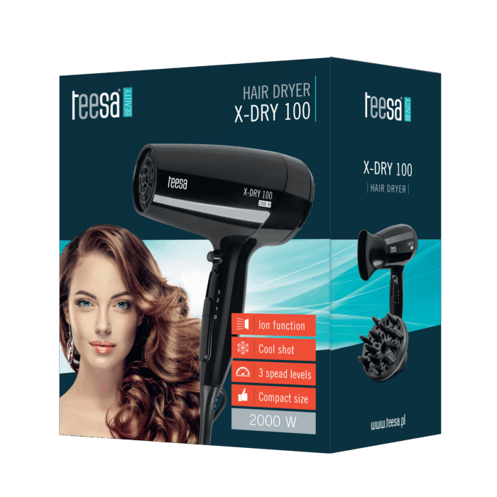 Фен X-DRY Teesa TSA0513 100 потужністю 2000 Вт - Зображення 4