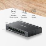 Комутатор Mercusys MRS0017 MS108GP, 8 портів (7xPoE+), 65 Вт - Зображення 4