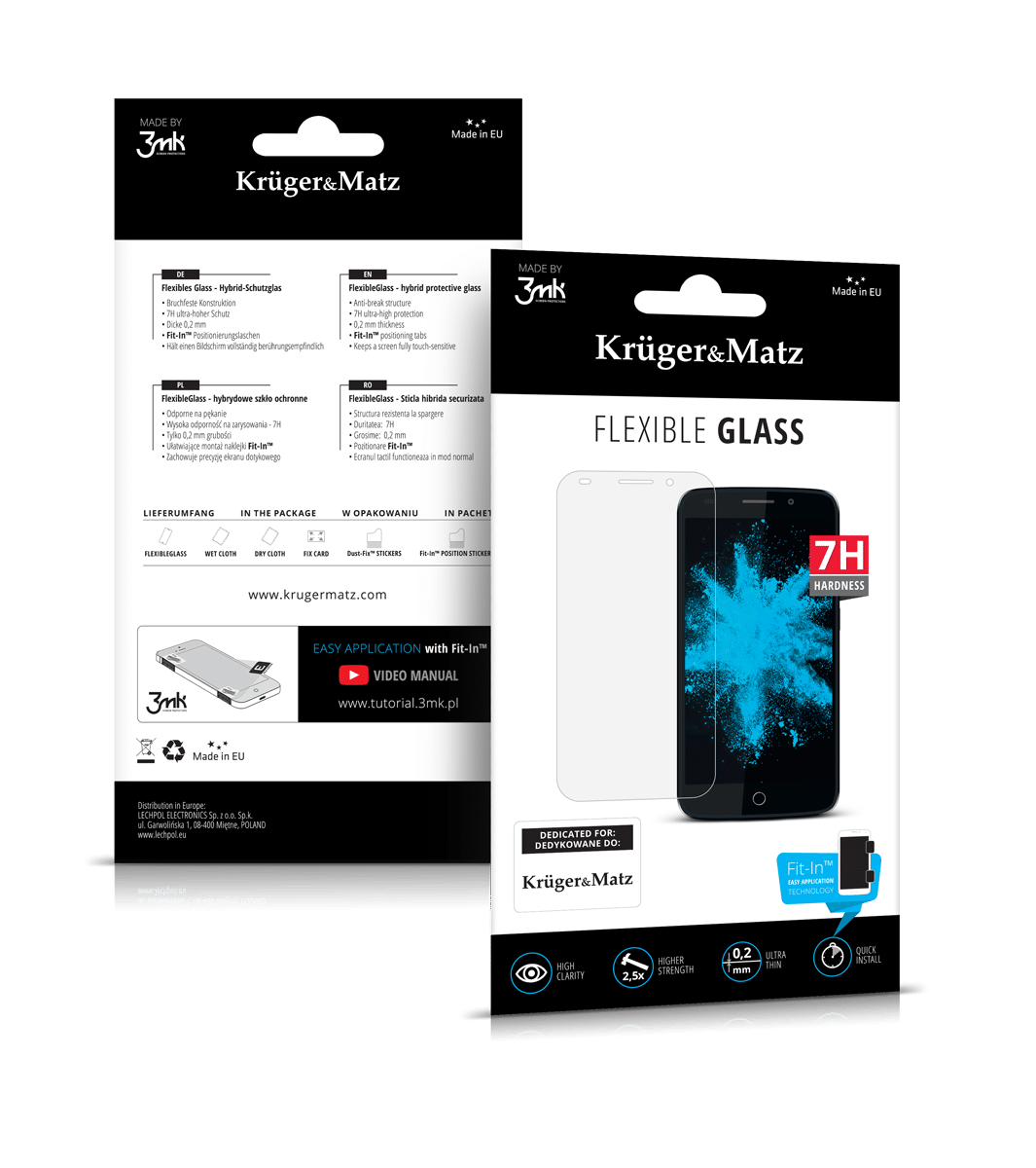 Гібридне скло Kruger&Matz для Move 6+ Гібридне скло Krüger&matz KM0217 для Move 6+