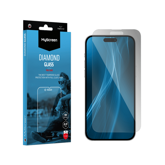 Захисне скло MyScreen DIAMOND GLASS LITE edge FULL GLUE чорного кольору для Apple iPhone 15 6.1" Захисне скло Myscreen MS05 DIAMOND GLASS LITE edge FULL GLUE чорного кольору для Apple iPhone 15 6.1"