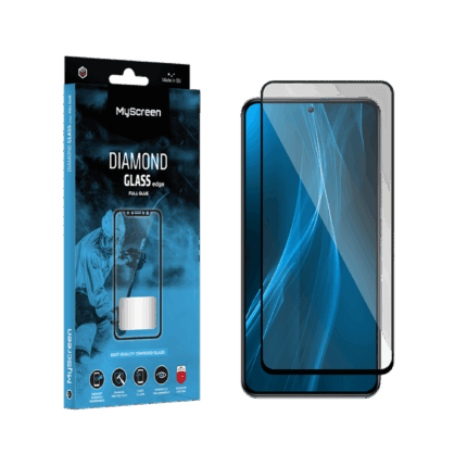Захисне скло Myscreen MS20 DIAMOND GLASS LITE edge FULL GLUE чорного кольору для Samsung Galaxy S23 FE