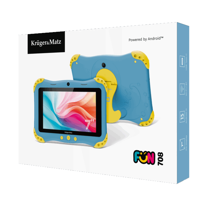 Синій планшет Krüger&matz KM0708-BL Kruger&Matz FUN 708 - Зображення 10