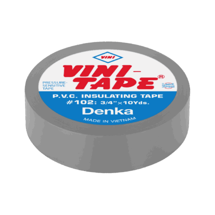 Ізоляційна стрічка Vini NAR0516-Japan №102 0.15x19x10 сірого кольору