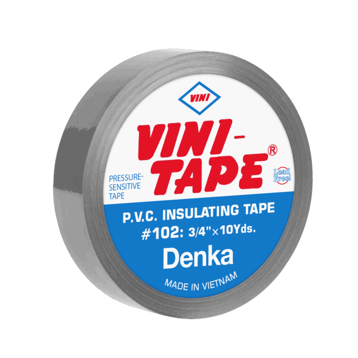 Ізоляційна стрічка Vini NAR0516-Japan №102 0.15x19x10 сірого кольору - Зображення 2