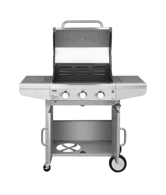 Газовий гриль Teesa TSA0095HQ BBQ 3001 Master - 3 конфорки - місце для балона - Зображення 3