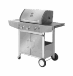 Газовий гриль Teesa TSA0095HQ BBQ 3001 Master - 3 конфорки - місце для балона