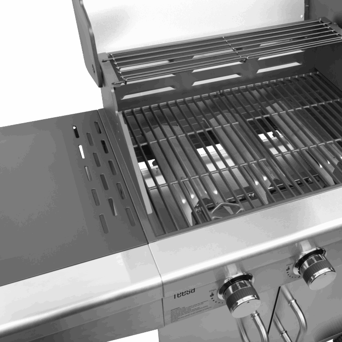 Газовий гриль Teesa TSA0095HQ BBQ 3001 Master - 3 конфорки - місце для балона - Зображення 4