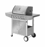 Газовий гриль Teesa TSA0096HQ BBQ 5001 Master - 5 конфорок - місце для балона