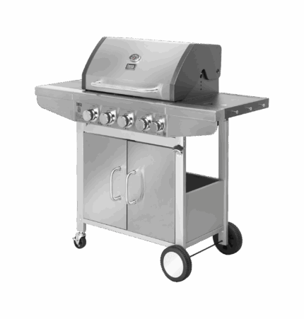 Газовий гриль Teesa TSA0096HQ BBQ 5001 Master - 5 конфорок - місце для балона