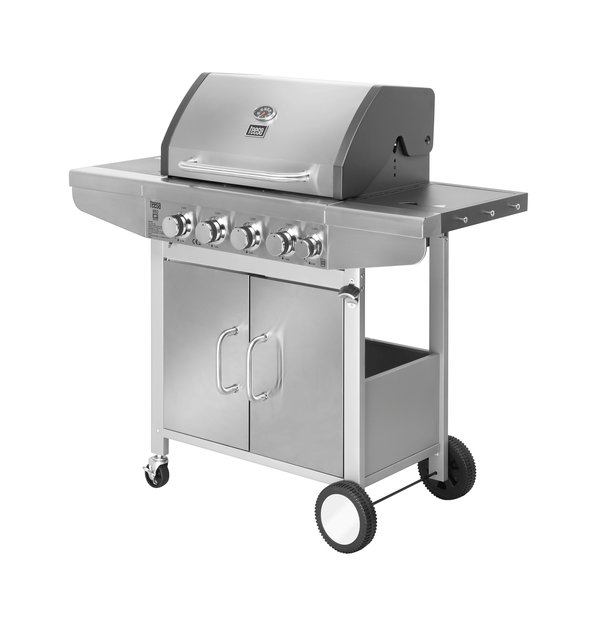 Газовий гриль Teesa BBQ 5001 Master - 5 конфорок - місце для балона Газовий гриль Teesa TSA0096HQ BBQ 5001 Master - 5 конфорок - місце для балона