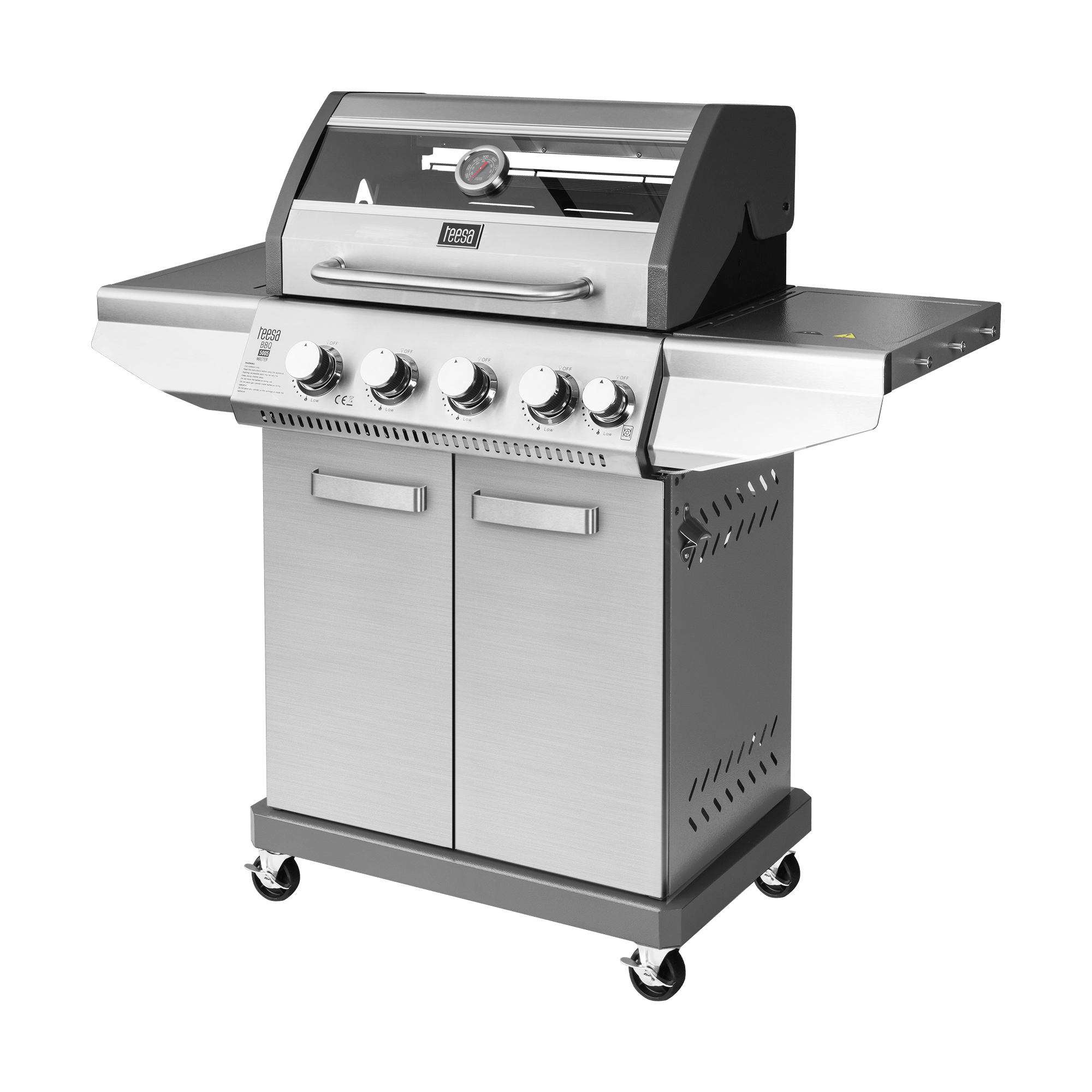 Газовий гриль Teesa BBQ 5005 MASTER - 5 конфорок - місце для балона Газовий гриль Teesa TSA0151 BBQ 5005 MASTER - 5 конфорок - місце для балона