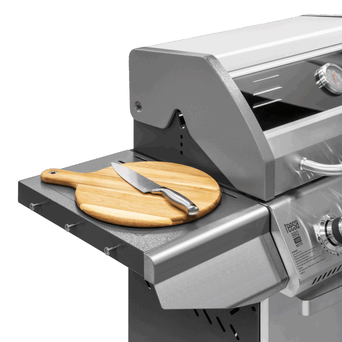Газовий гриль Teesa TSA0151 BBQ 5005 MASTER - 5 конфорок - місце для балона - Зображення 10