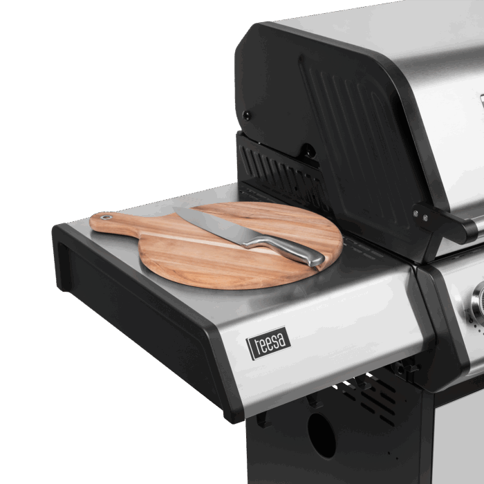 Газовий гриль Teesa TSA0250 BBQ 5006 MASTER - 5 конфорок - місце для балона - Зображення 10
