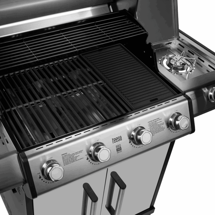 Газовий гриль Teesa TSA0250 BBQ 5006 MASTER - 5 конфорок - місце для балона - Зображення 4