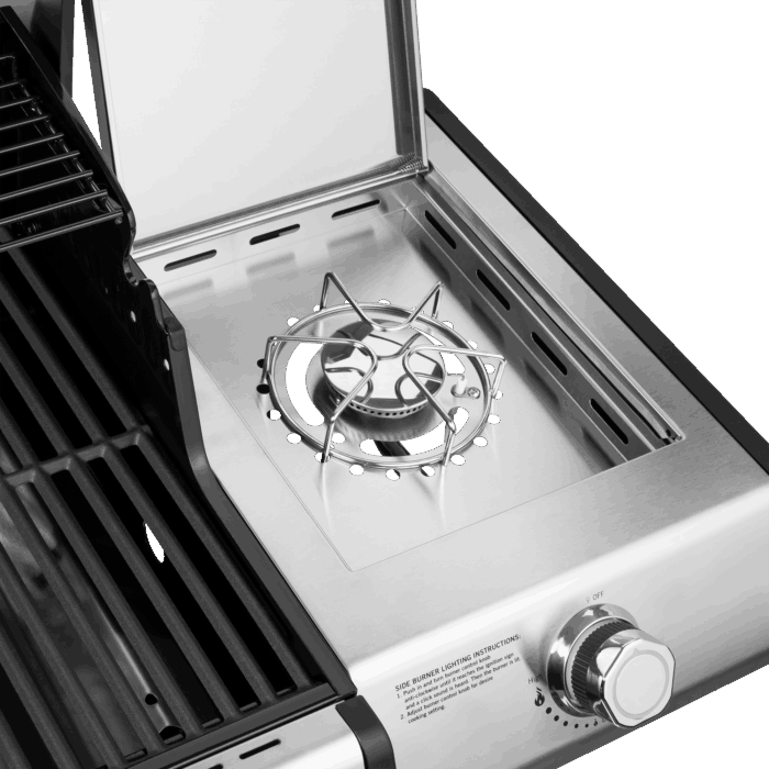 Газовий гриль Teesa TSA0250 BBQ 5006 MASTER - 5 конфорок - місце для балона - Зображення 5