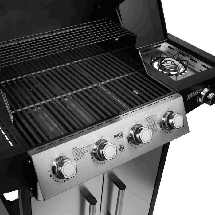 Газовий гриль Teesa TSA0251 BBQ 5007 MASTER - 5 конфорок - місце для балона - Зображення 4
