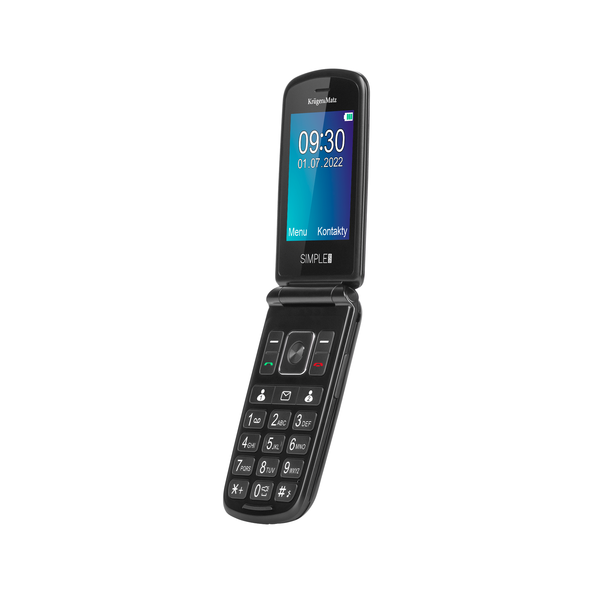 GSM-телефон Kruger&Matz Simple 929 для людей похилого віку GSM-телефон Krüger&matz KM0929.1 Simple 929 для людей похилого віку