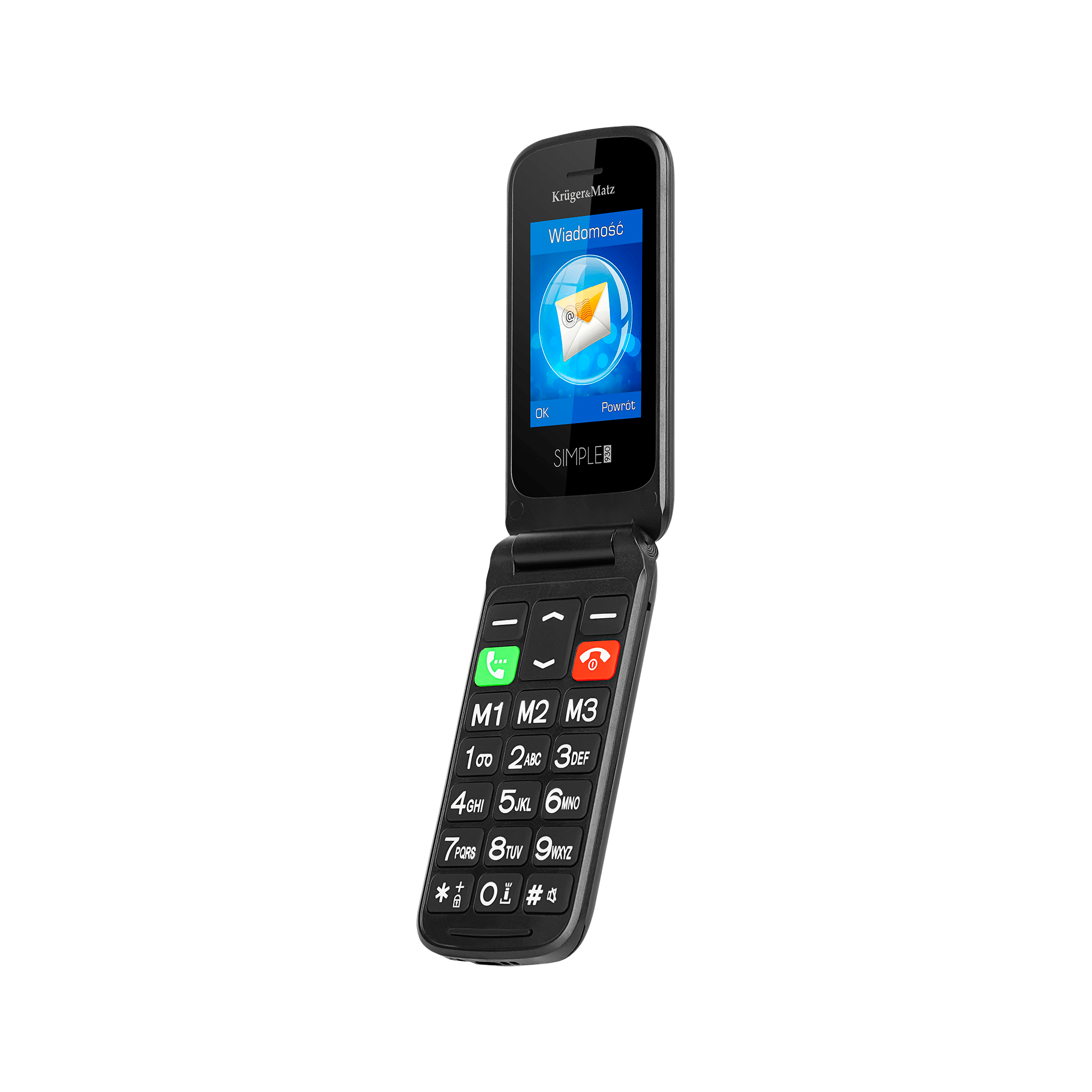 GSM-телефон Kruger&Matz Simple 930 для людей похилого віку GSM-телефон Krüger&matz KM0930 Simple 930 для людей похилого віку