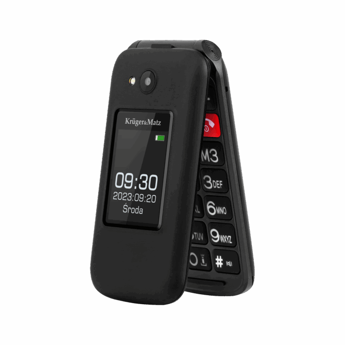 GSM-телефон Krüger&matz KM0930.1 Simple 930 для людей похилого віку - Зображення 3