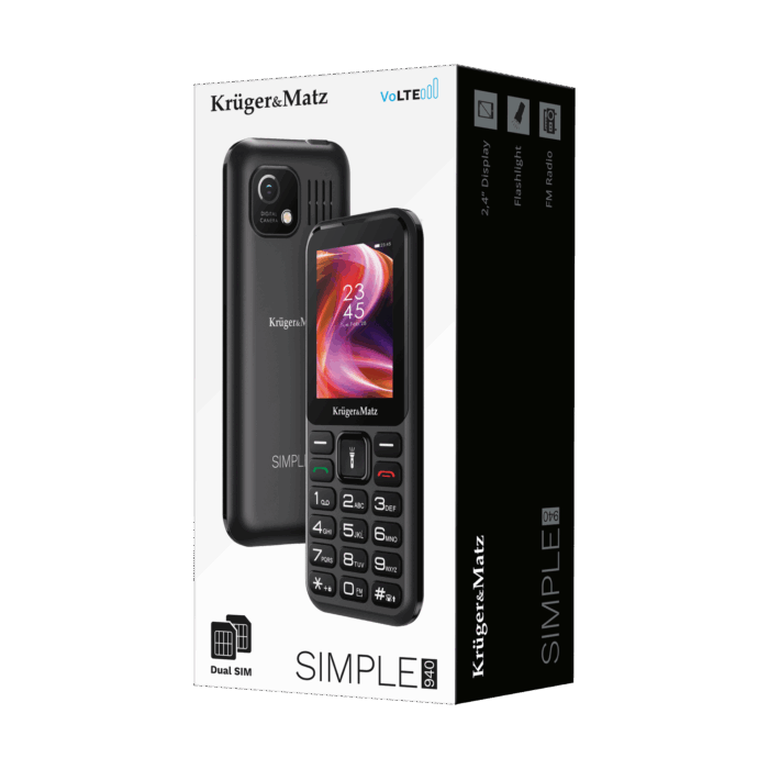 GSM-телефон Krüger&matz KM0940 Simple 4G - Зображення 7