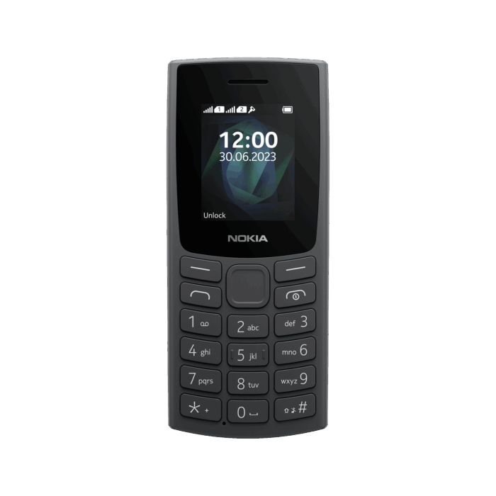 GSM-телефон Nokia TEL-NOK105 105 чорного кольору - Зображення 2