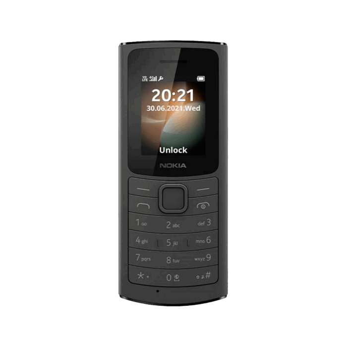 Телефон Nokia TEL-NOK110V3 110 4G GSM чорного кольору - Зображення 2