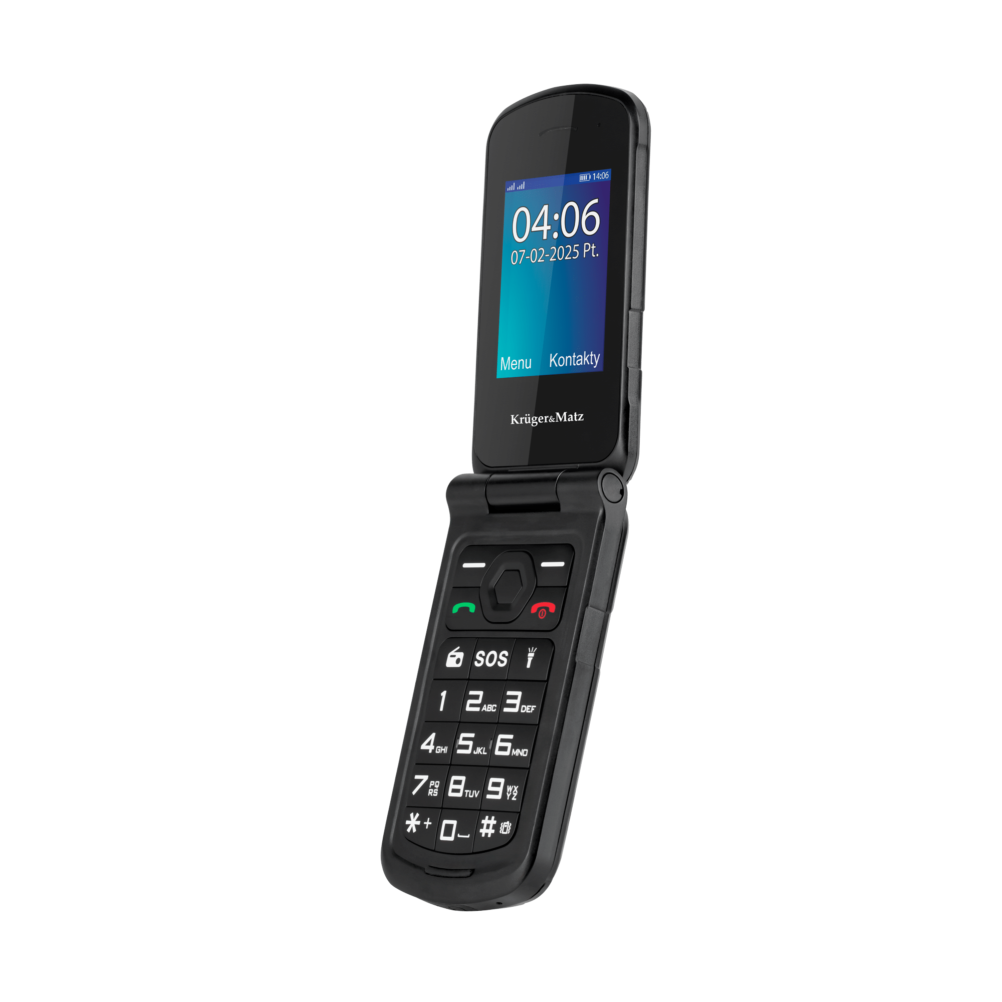Телефон Kruger&Matz IRON 5 Flip 4G Телефон Krüger&matz KM0466 IRON 5 Flip 4G