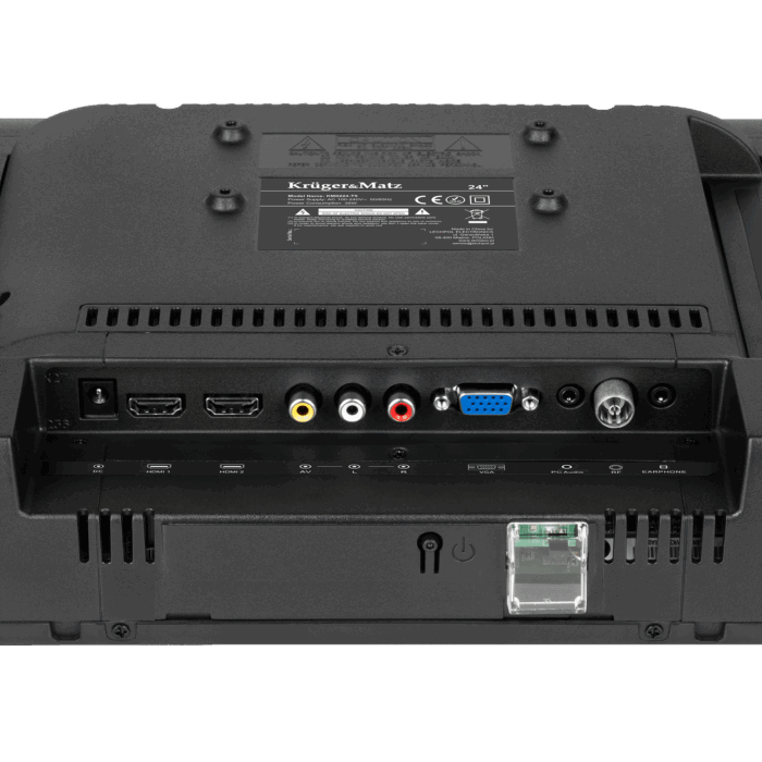 Телевізор Kruger&Matz 24" HD DVB-T2 KM0224-T5 H.265 HEVC 230/12V - Зображення 5