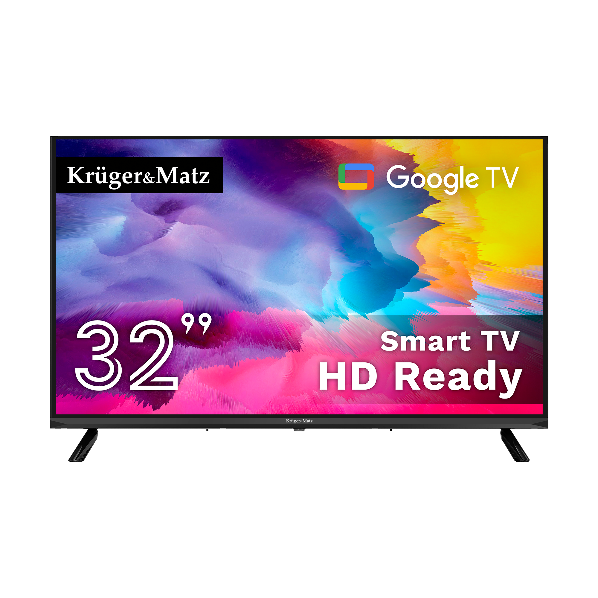 32-дюймовий HD телевізор Kruger&Matz з підтримкою Google TV 32-дюймовий Kruger&Matz KM0232-SA HD телевізор з підтримкою Google TV