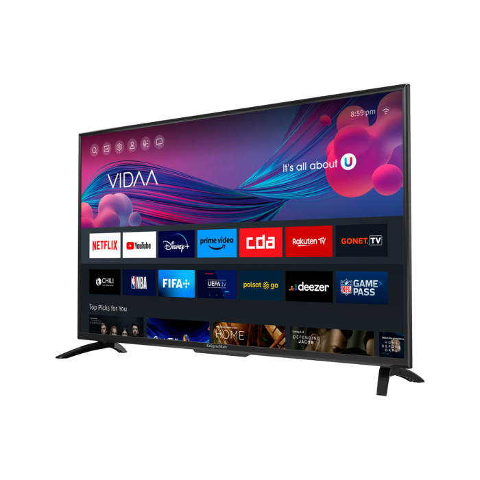 Телевізор 40" FHD Smart DVB-T2/S2 Krüger&matz KM0240FHD-V H.265 Hevc - Зображення 2