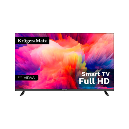 Телевізор 43" FHD Smart DVB-T2/S2 Krüger&matz KM0243FHD-V2 H.265 Hevc
