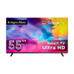 Телевізор Krüger&matz KM0255UHD-SA 55" UHD Google TV DVB-T2/T/C H.265 HEVC