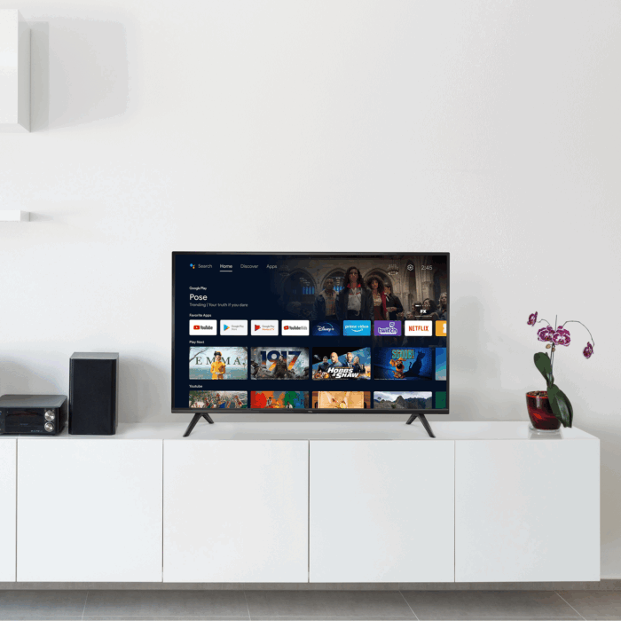 Телевізор Tcl 40S5200X1 40" FHD Android TV DVB-T2/C/S2 H.265 HEVC - Зображення 7