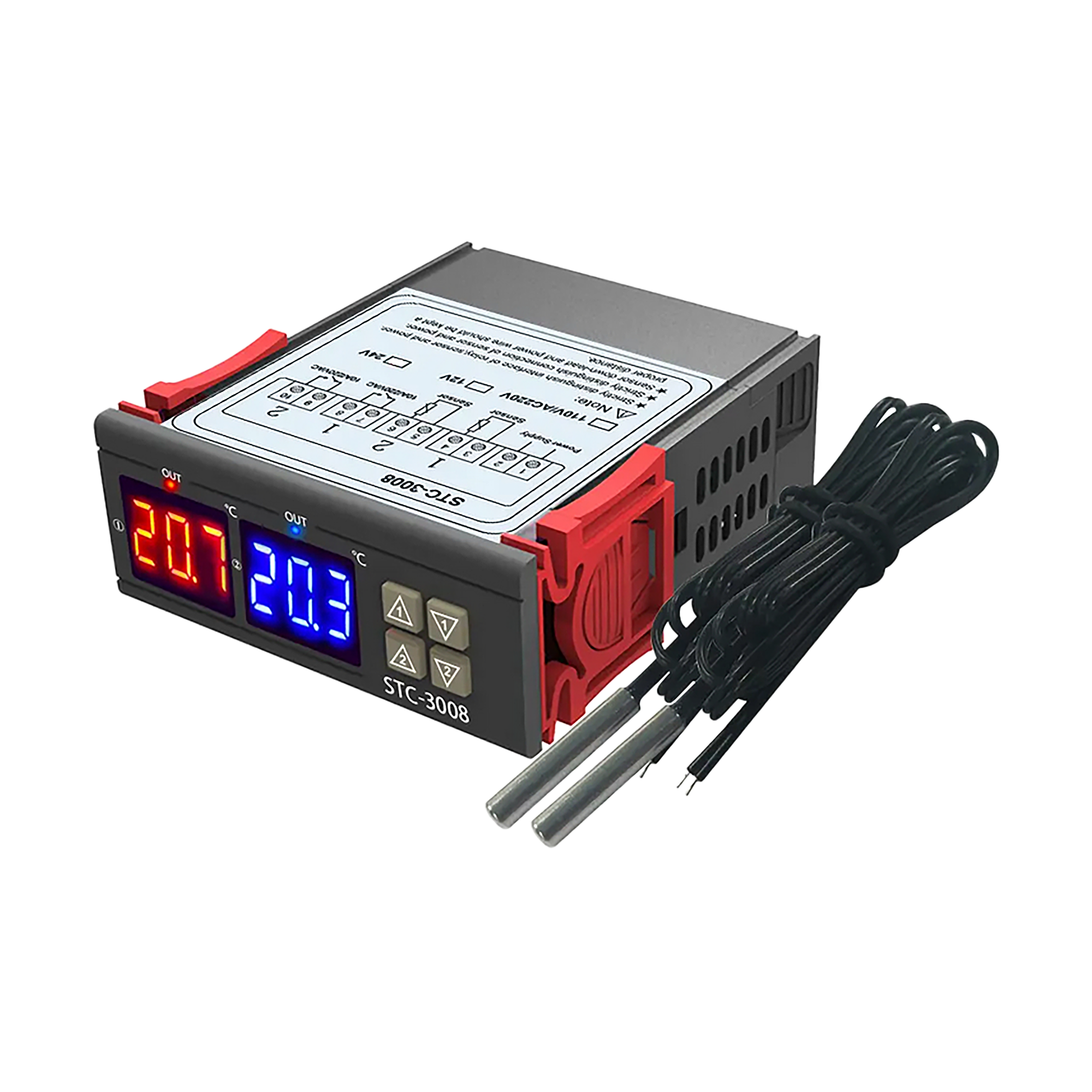 Термостат 230V STC-3008 E6246 Термостат 230V Eurokomp E6246 STC-3008