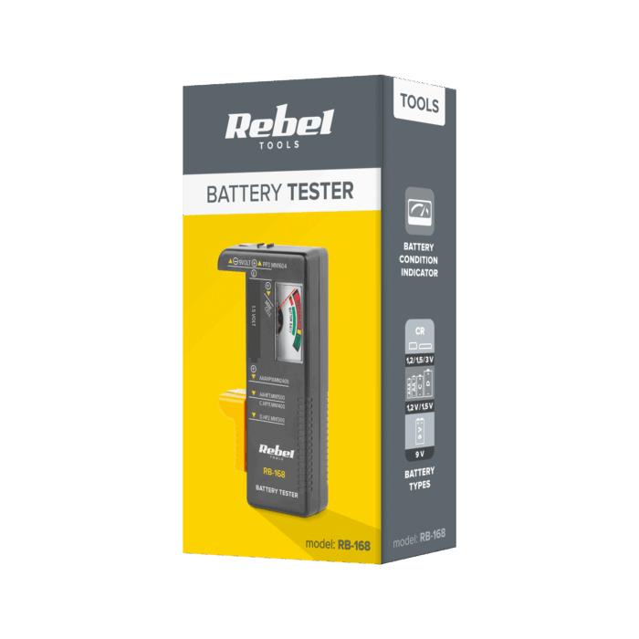 Тестер акумуляторів Rebel MIE-RB-168 RB-168 - Зображення 3