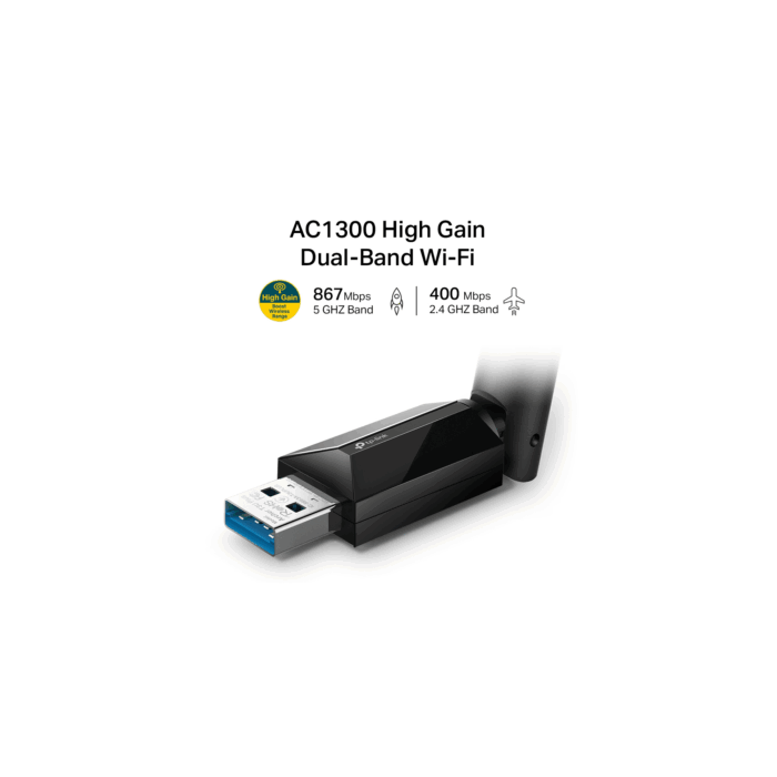 Дводіапазонний бездротовий USB-адаптер Tp-link KOM1111 TL-ARCHER T3U PLUS AC1300 - Зображення 2