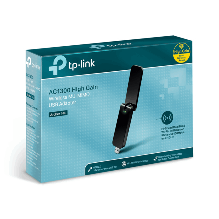 Дводіапазонний бездротовий USB-адаптер Tp-link KOM1112 TL-ARCHER T4U AC1300 - Зображення 3