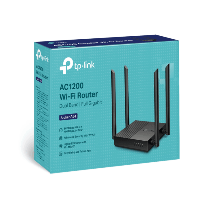 Дводіапазонний бездротовий маршрутизатор Tp-link KOM1124 AC1200 A64, 400/867 Мбіт/с - Зображення 4