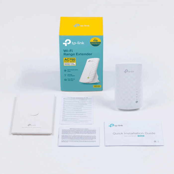 Універсальний бездротовий ретранслятор сигналу Tp-link KOM1114 TL-RE200, дводіапазонний AC-750 - Зображення 5