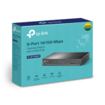 Комутатор Tp-link KOM1122 TL-SF1008LP з підтримкою PoE 8x10/100 Мбіт/с (4xPoE) - Зображення 3