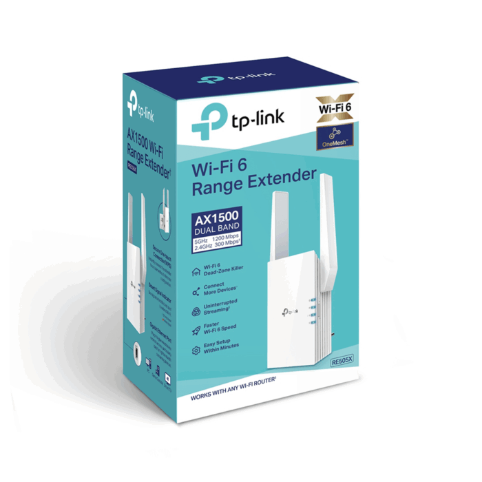Універсальний бездротовий розширювач сигналу Tp-link KOM1113 AX1500 TL-RE505X - Зображення 4
