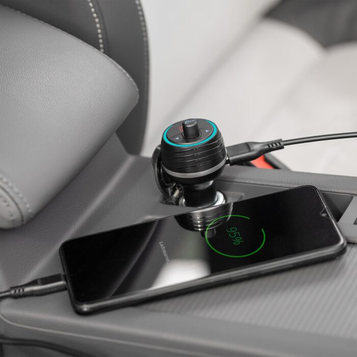 Автомобільний FM-трансмітер Peiying URZ0483 з функцією Bluetooth та двома USB-портами - Зображення 5