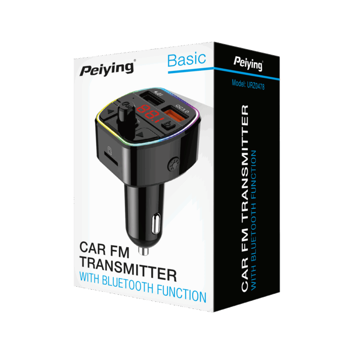 Автомобільний FM-передавач Peiying URZ0478 з функцією Bluetooth - Зображення 4