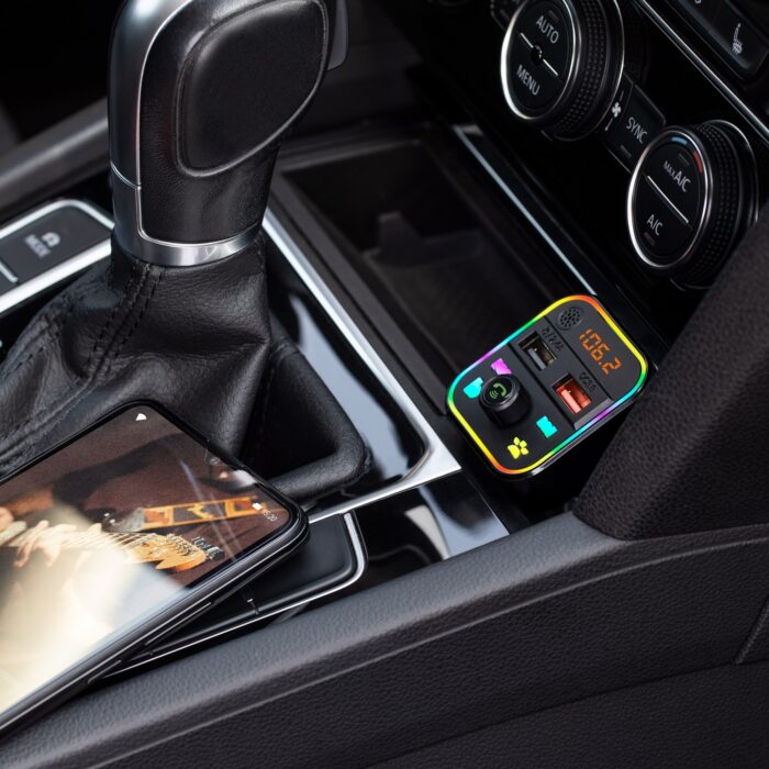 Автомобільний FM-передавач Peiying URZ0479 з функцією Bluetooth (2x USB) - Зображення 7