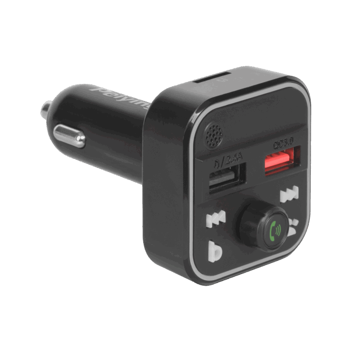 Автомобільний FM-передавач Peiying URZ0479 з функцією Bluetooth (2x USB) - Зображення 2