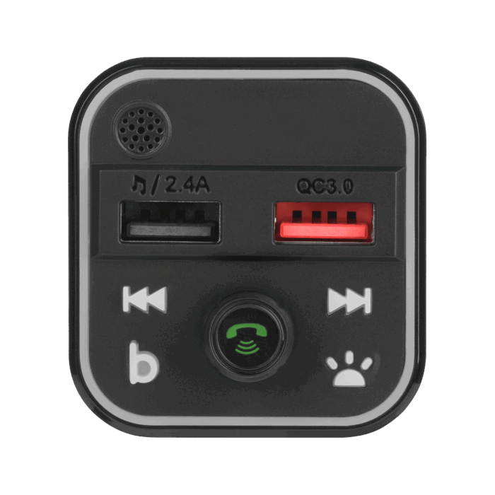 Автомобільний FM-передавач Peiying URZ0479 з функцією Bluetooth (2x USB) - Зображення 5