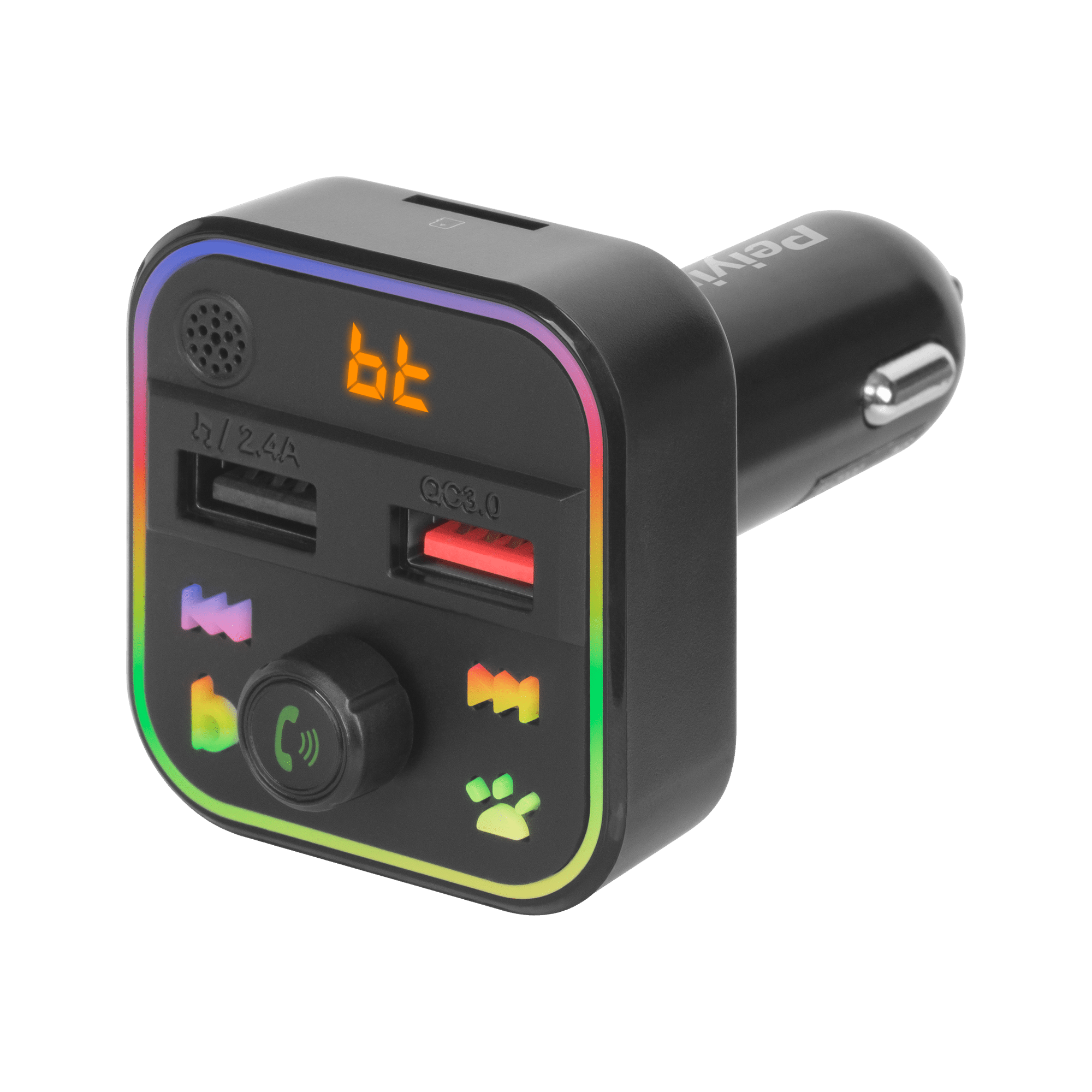 Автомобільний FM-передавач з функцією Bluetooth (2x USB) Автомобільний FM-передавач Peiying URZ0479 з функцією Bluetooth (2x USB)