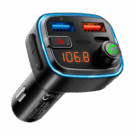 Автомобільний FM-передавач Peiying URZ0487 з функцією Bluetooth (2x USB + USB-C) - Зображення 4